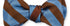 R. Hanauer, Inc. Ties COBALT/MAHOGANY Bar Stripes Bow Tie