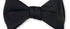 R. Hanauer, Inc. Ties Formal Black Faille Bow Tie