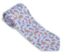R. Hanauer, Inc. Ties Light Blue Alfred Pine Necktie