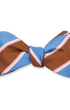 R. Hanauer, Inc. Ties MAHOGANY / OS Mahogany Hubbard Stripes Bow Tie