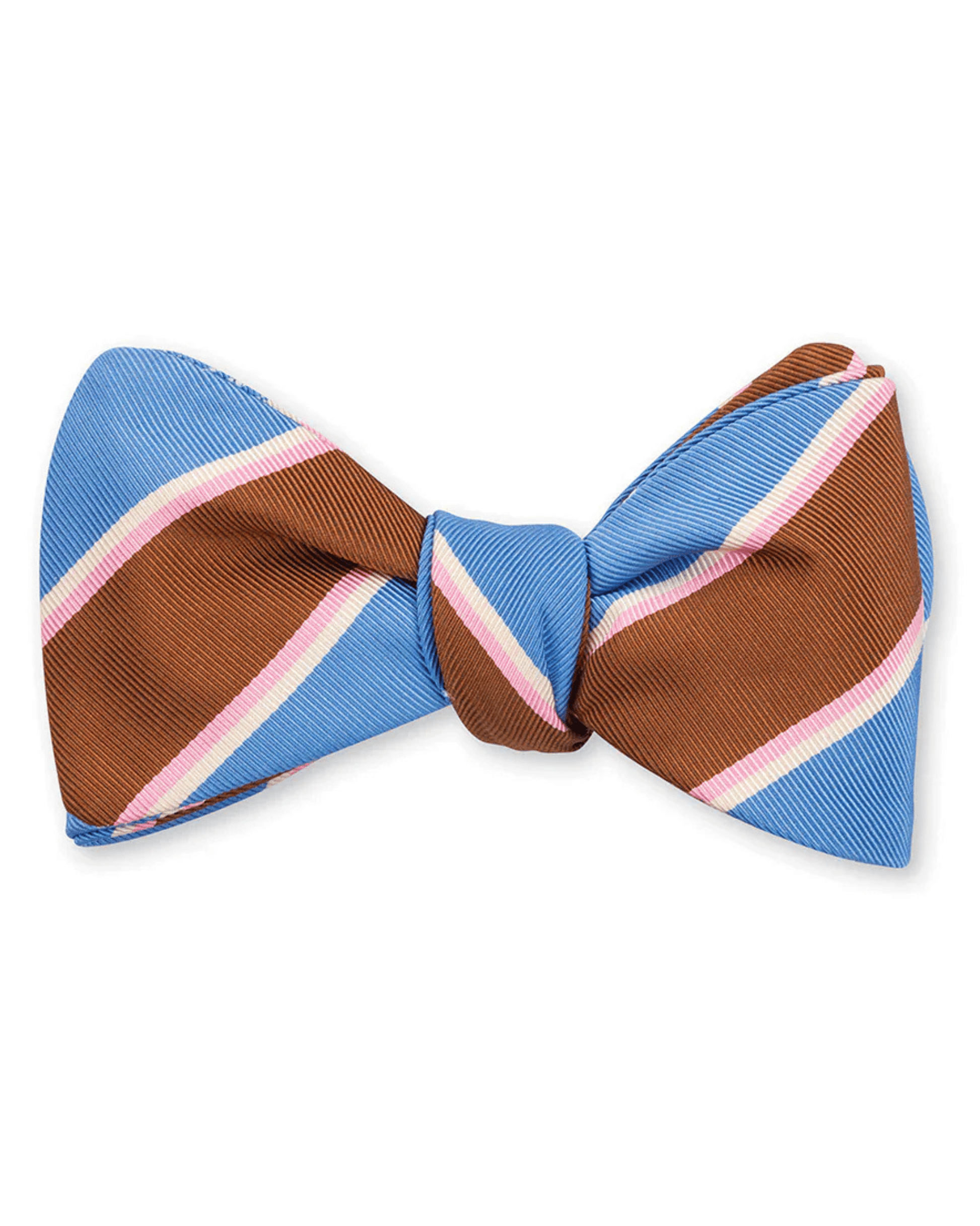 R. Hanauer, Inc. Ties MAHOGANY / OS Mahogany Hubbard Stripes Bow Tie