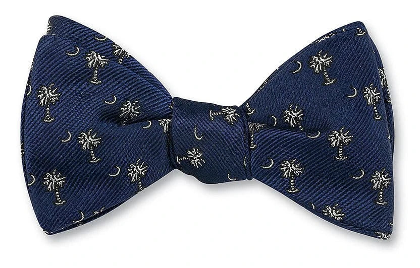 R. Hanauer, Inc. Ties NAVY Navy Palmetto Bow Tie
