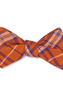 R. Hanauer, Inc. Ties ORANGE Orange Wilson Plaid Bow Tie