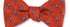 R. Hanauer, Inc. Ties Orange Palmetto Bow Tie