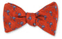 R. Hanauer, Inc. Ties Orange Palmetto Bow Tie