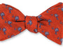 R. Hanauer, Inc. Ties Orange Palmetto Bow Tie