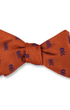 R. Hanauer, Inc. Ties ORG/PURPLE / OS Orange/Purple Jolly Rogers Skull Bow Tie