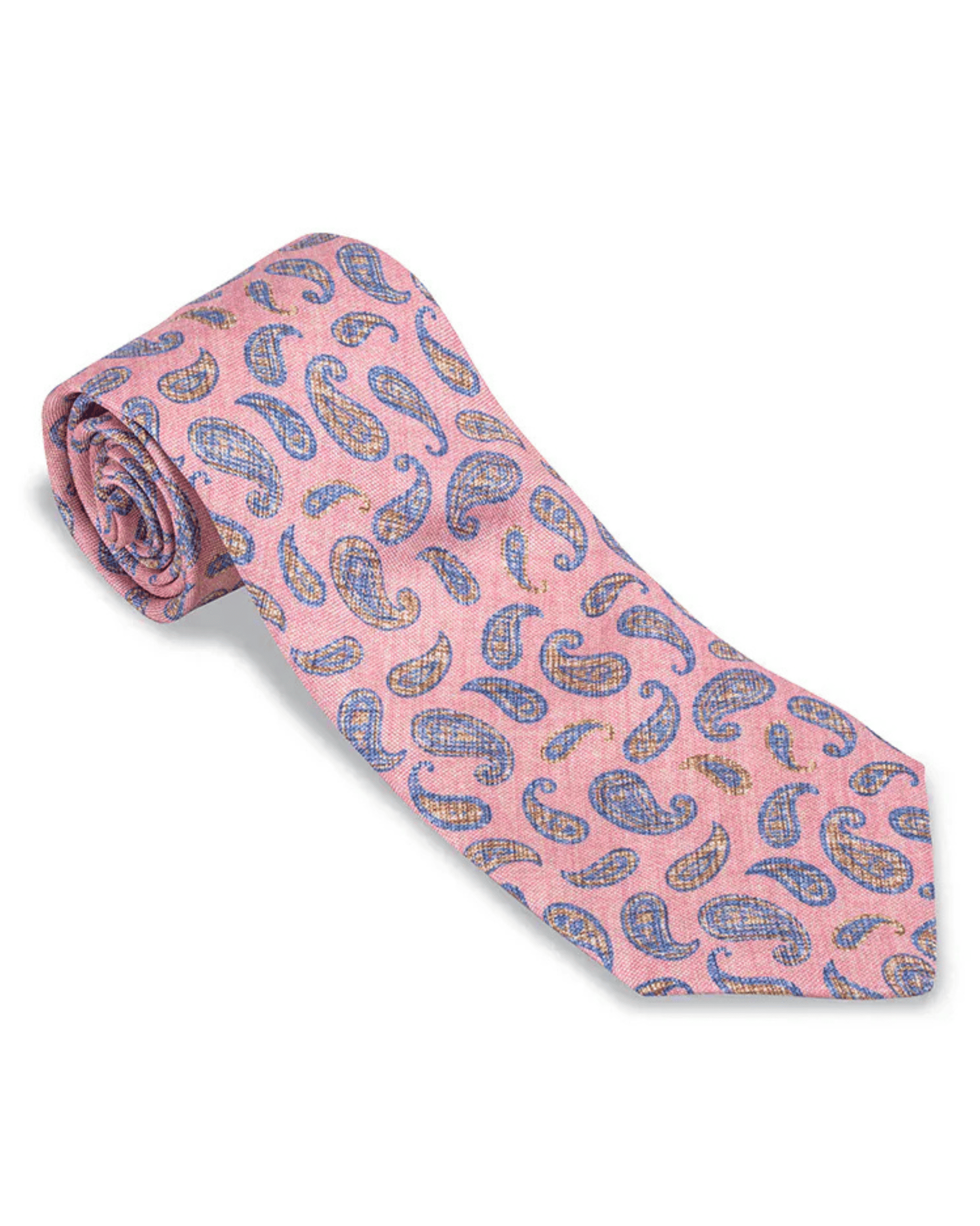 R. Hanauer, Inc. Ties Pink Alfred Pine Necktie