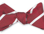 R. Hanauer, Inc. Ties Red/White Buckingham Striped Bow Tie