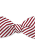 R. Hanauer, Inc. Ties Red/White Sherman Striped Bow Tie