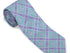 R. Hanauer, Inc. Ties Violet/Green Bannock Medallions Necktie
