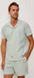 Rails Camp Shirt Amalfi Shirt in Sage White Seersucker