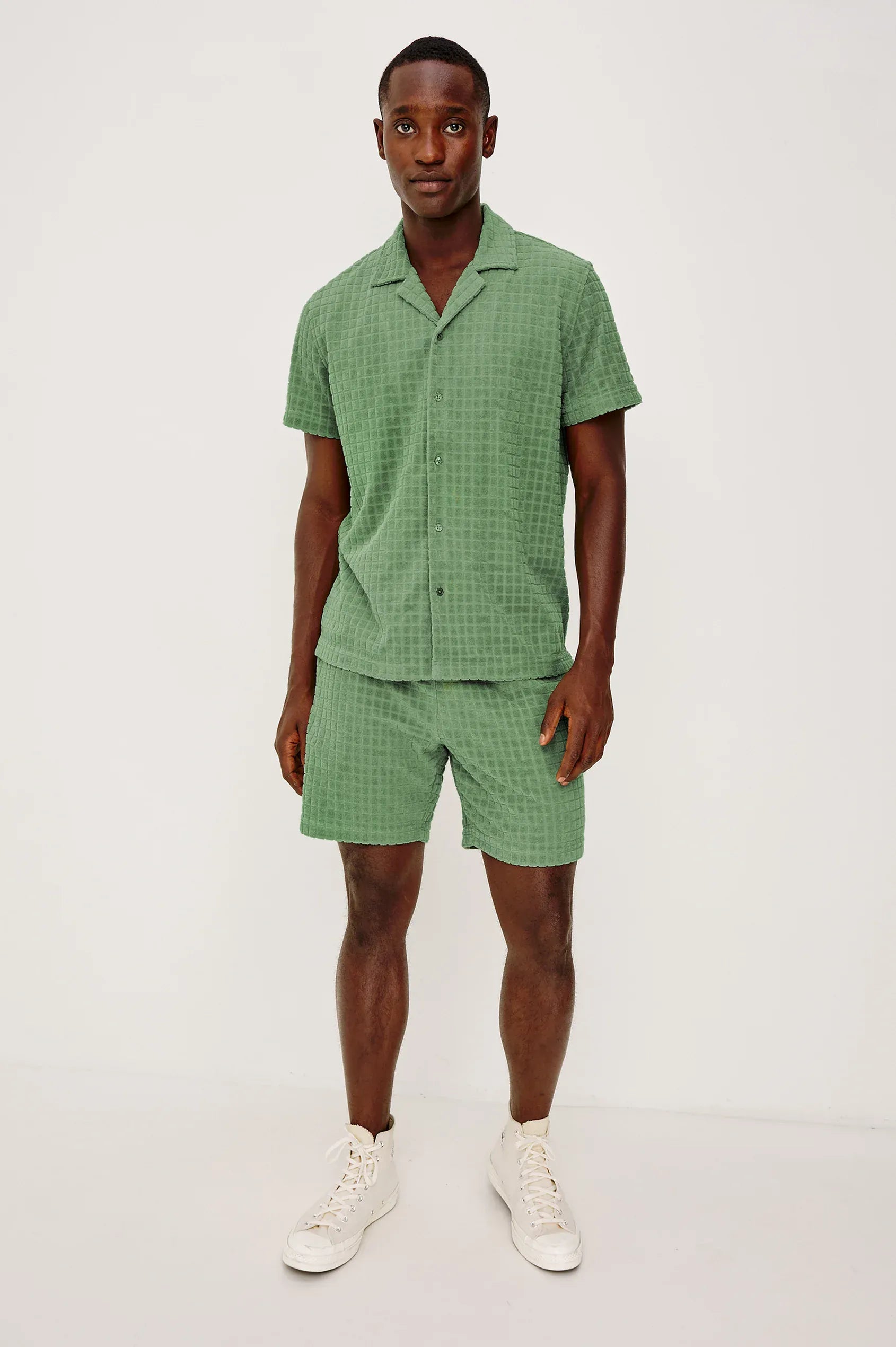 Rails Camp Shirt Maverick Shirt in Green Bay Grid