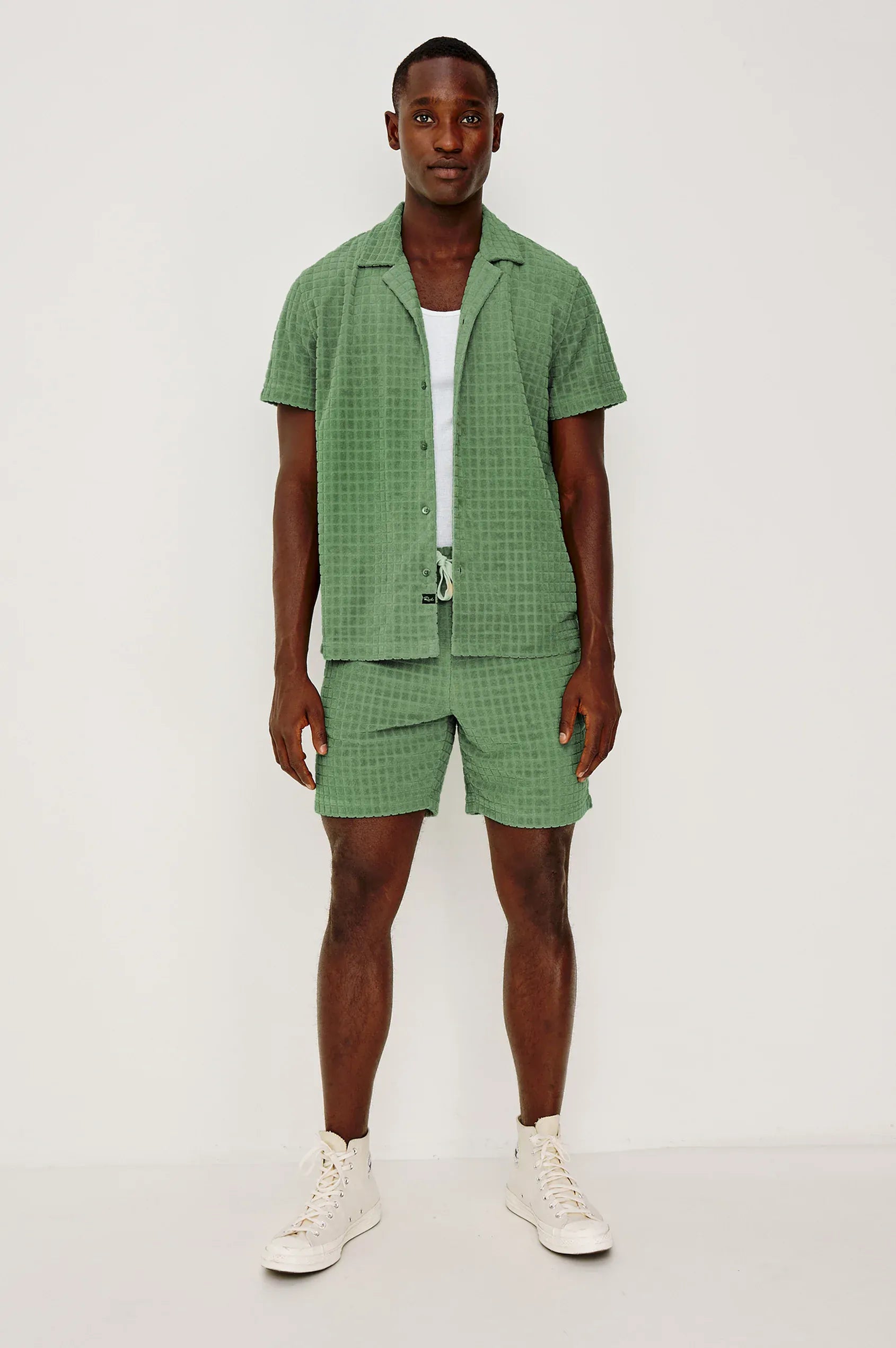 Rails Camp Shirt Maverick Shirt in Green Bay Grid