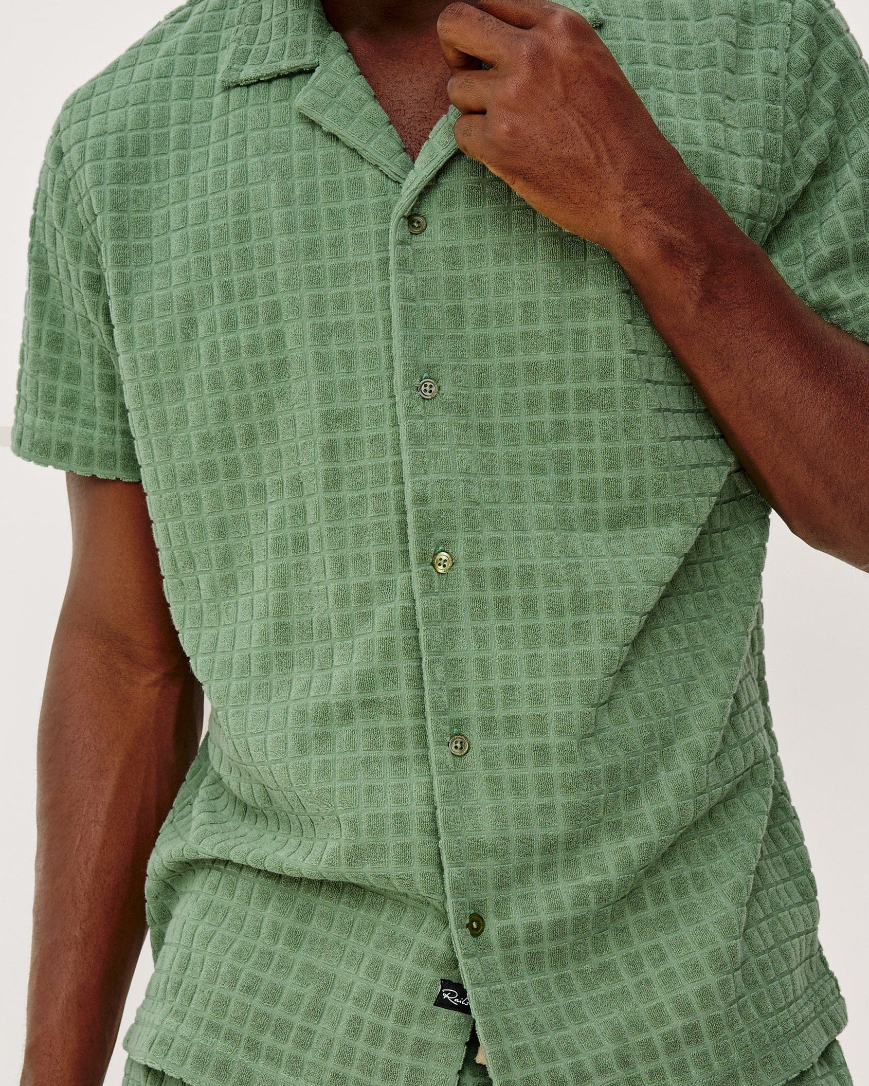 Rails Camp Shirt Maverick Shirt in Green Bay Grid