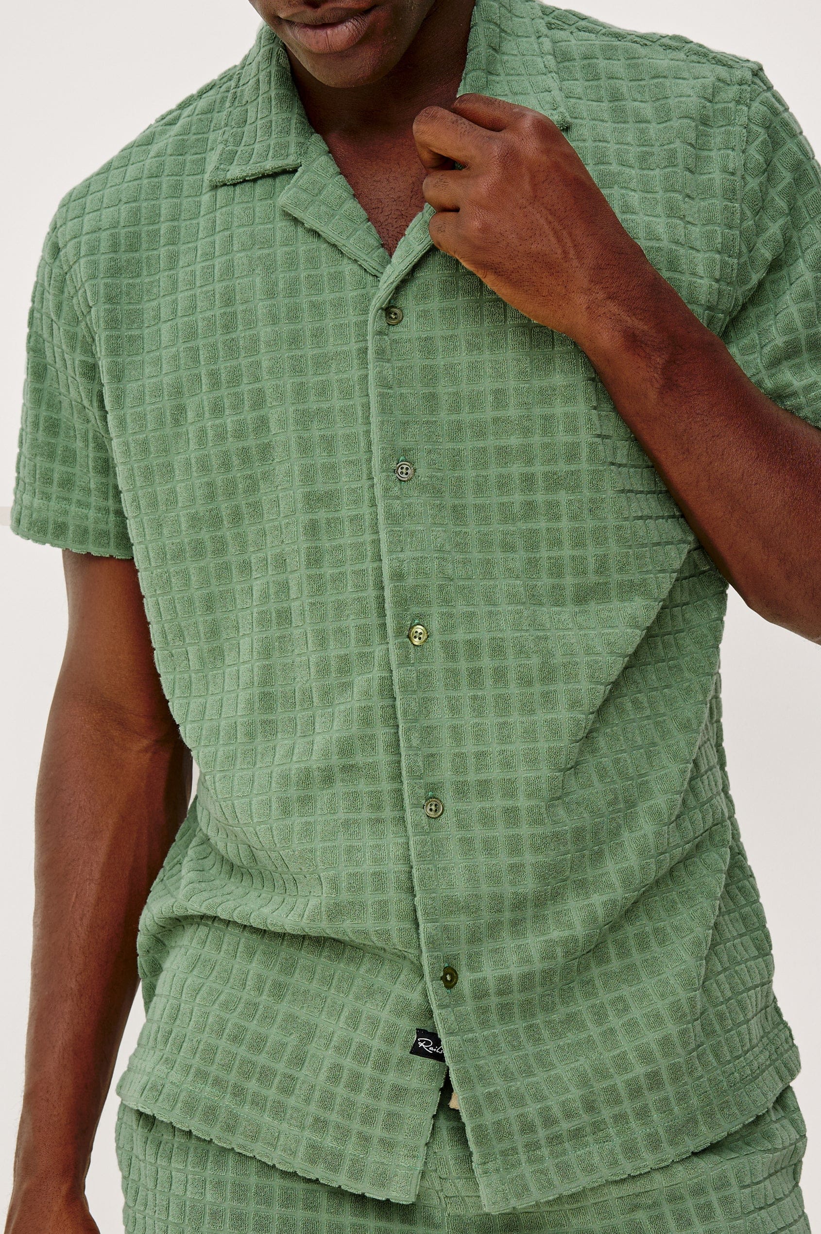 Rails Camp Shirt Maverick Shirt in Green Bay Grid