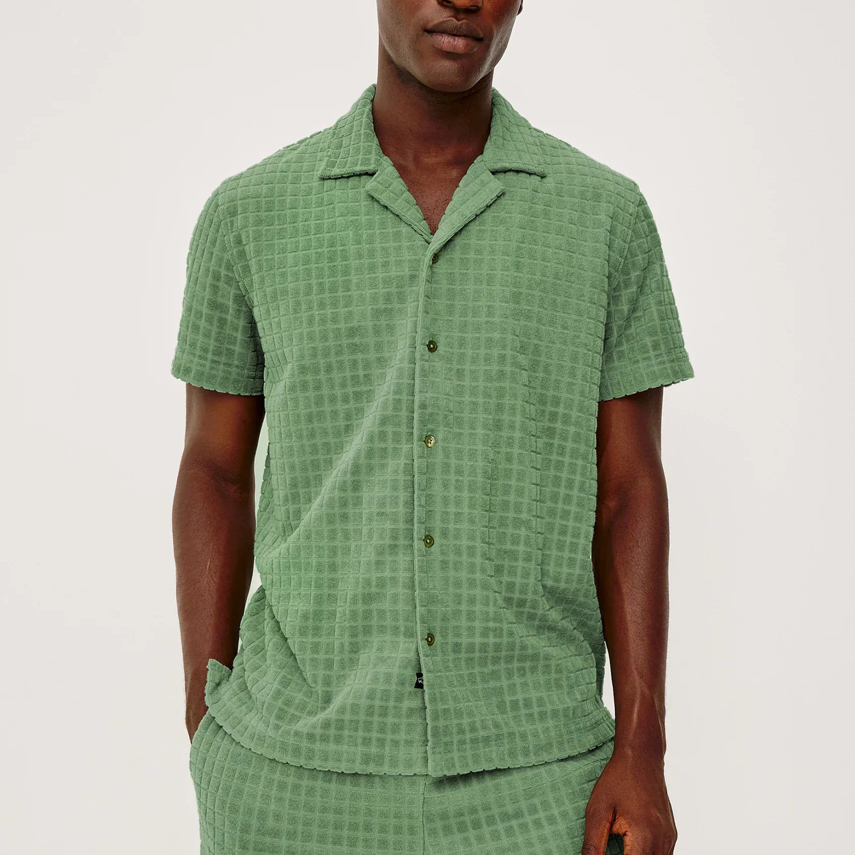 Rails Camp Shirt Maverick Shirt in Green Bay Grid