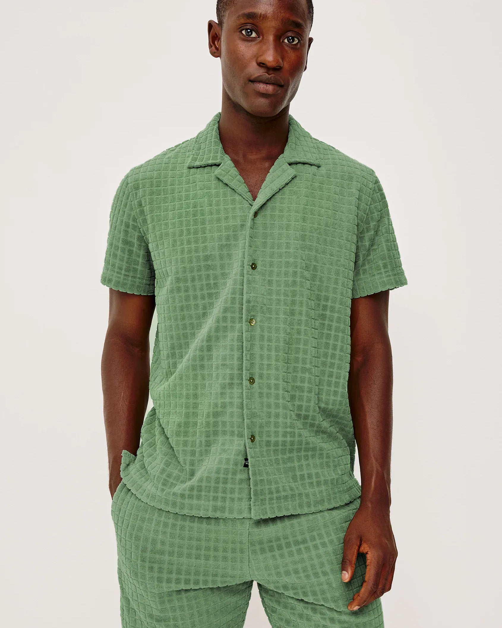 Rails Camp Shirt Maverick Shirt in Green Bay Grid