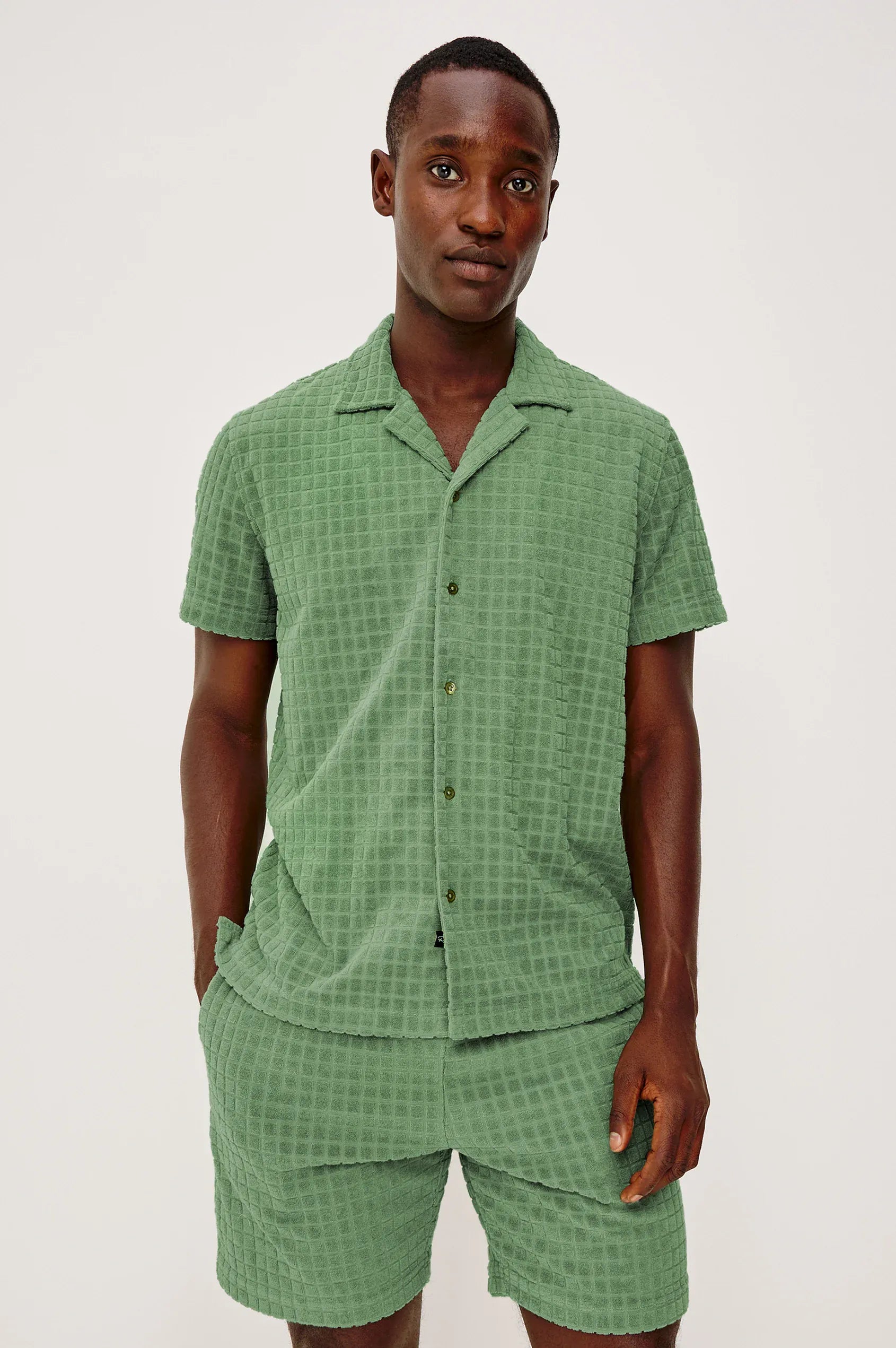 Rails Camp Shirt Maverick Shirt in Green Bay Grid