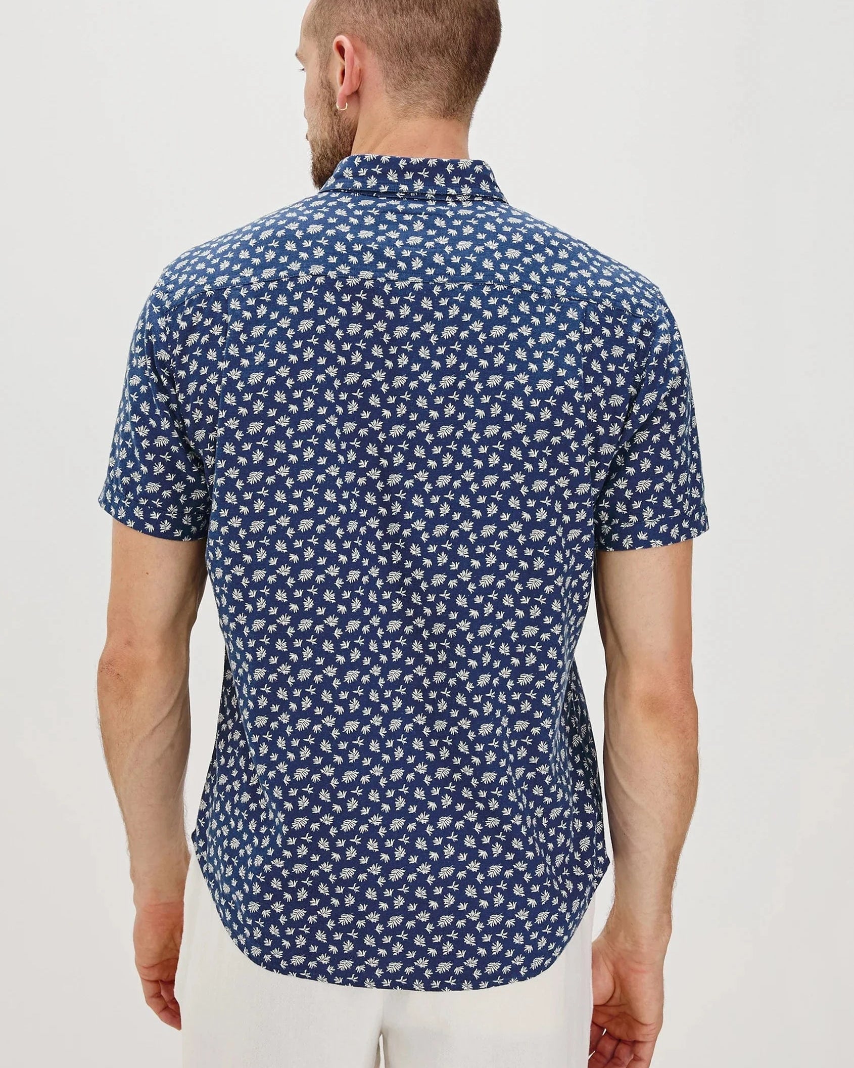 Rails Sport Shirts Carson Shirt - Nervous Leaf Blue