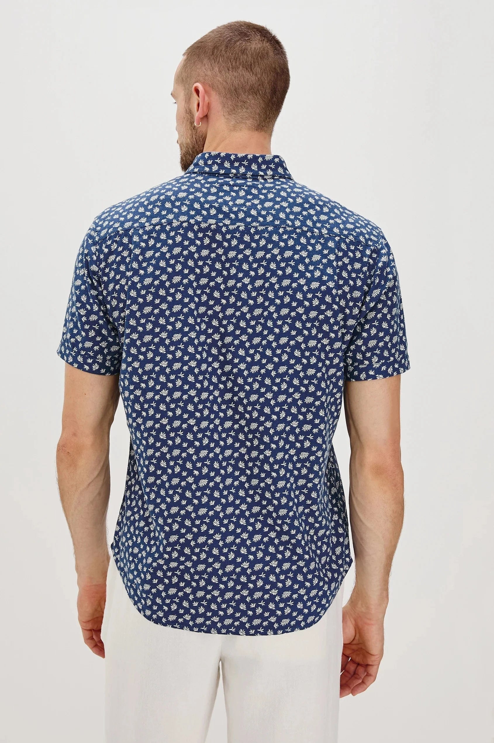 Rails Sport Shirts Carson Shirt - Nervous Leaf Blue