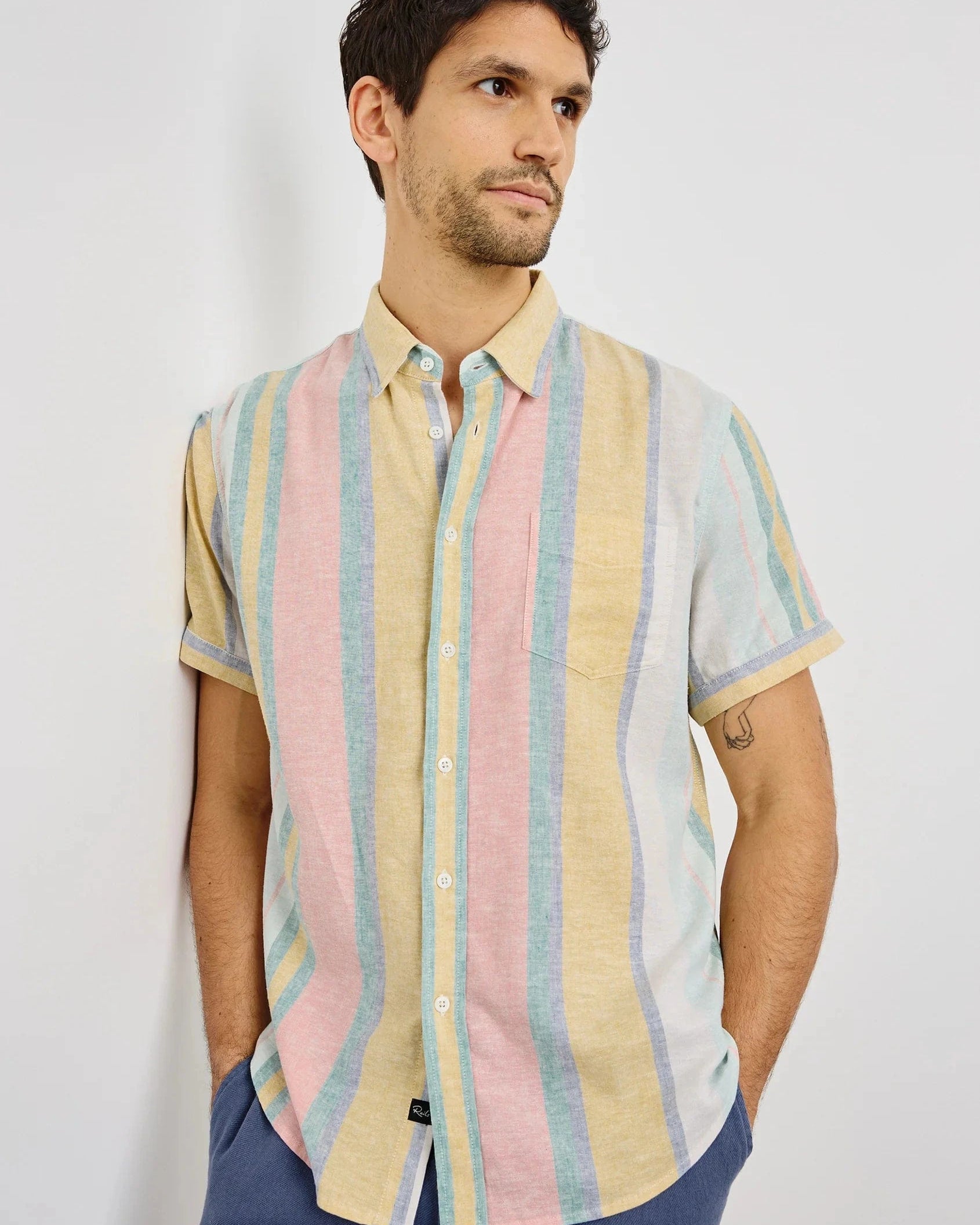 Rails Sport Shirts Carson Shirt - Portofino Stripe