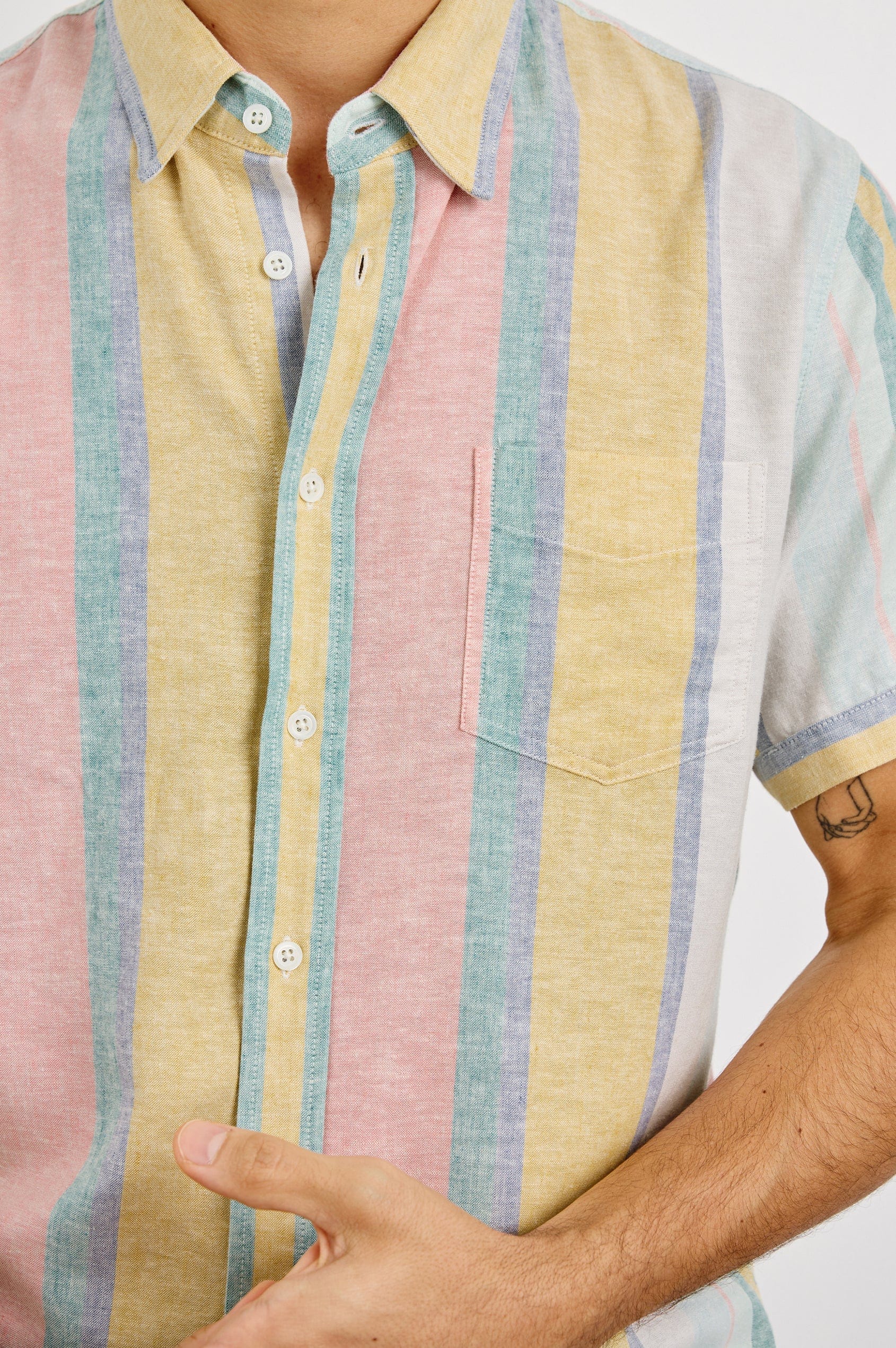 Rails Sport Shirts Carson Shirt - Portofino Stripe