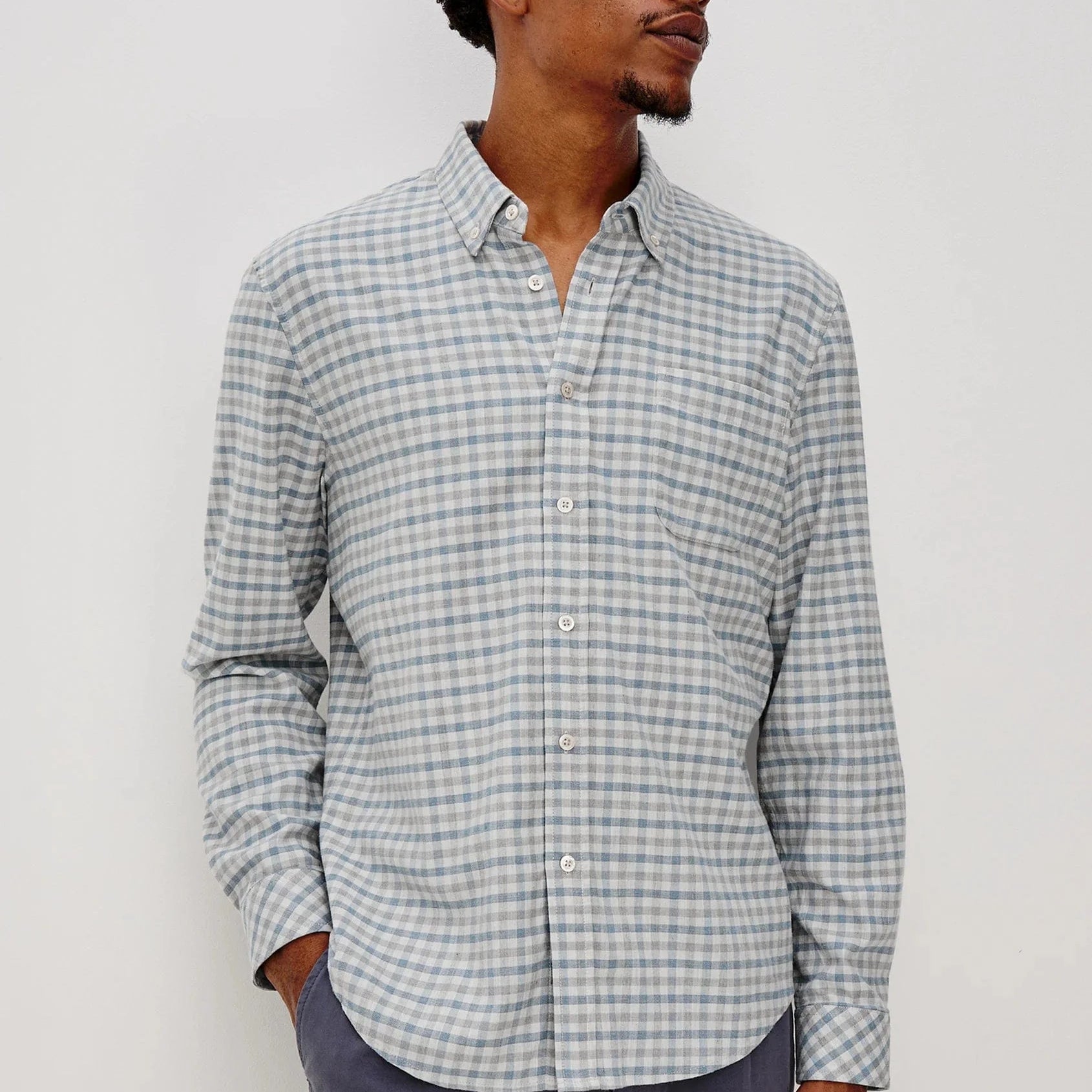 Rails Sport Shirts CHARCOAL BLUE CHECK / M Vance Shirt