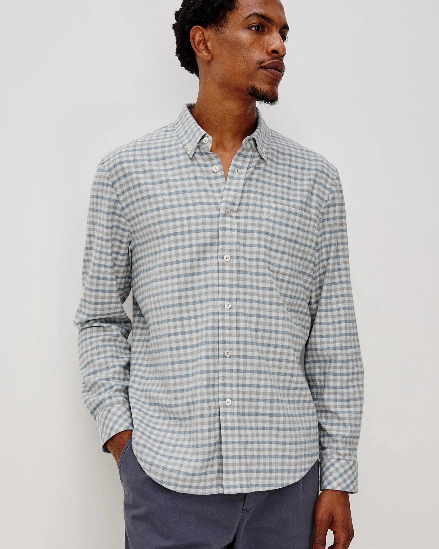 Rails Sport Shirts CHARCOAL BLUE CHECK / M Vance Shirt