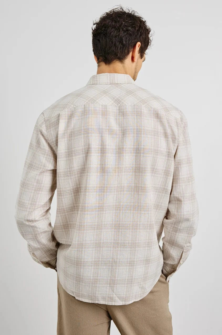 Rails Sport Shirts Clyde Shirt - Sea Oat White