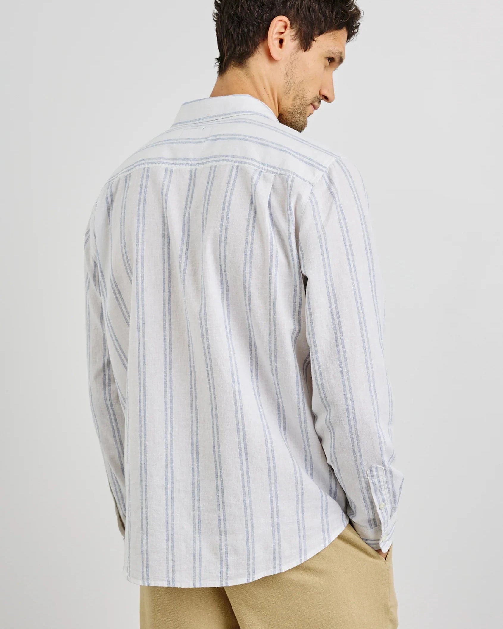 Rails Sport Shirts Clyde Shirt - White Azure