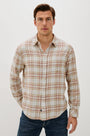Rails Sport Shirts CURRANT TAWNY MELANGE / S Lennox Shirt