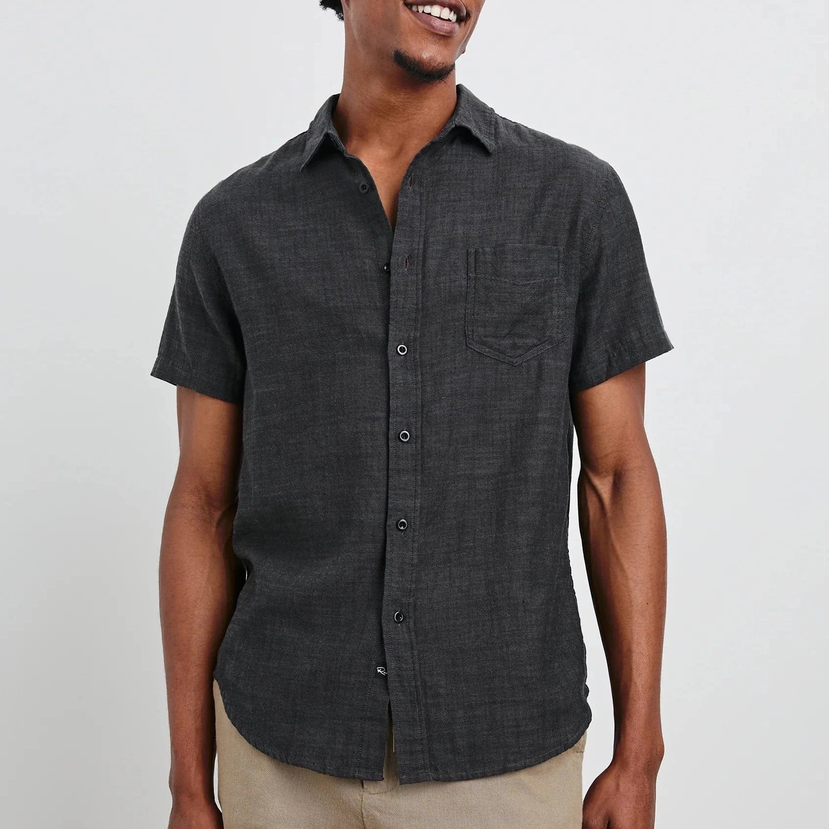 Rails Sport Shirts Fairfax Shirt - Black Chambray