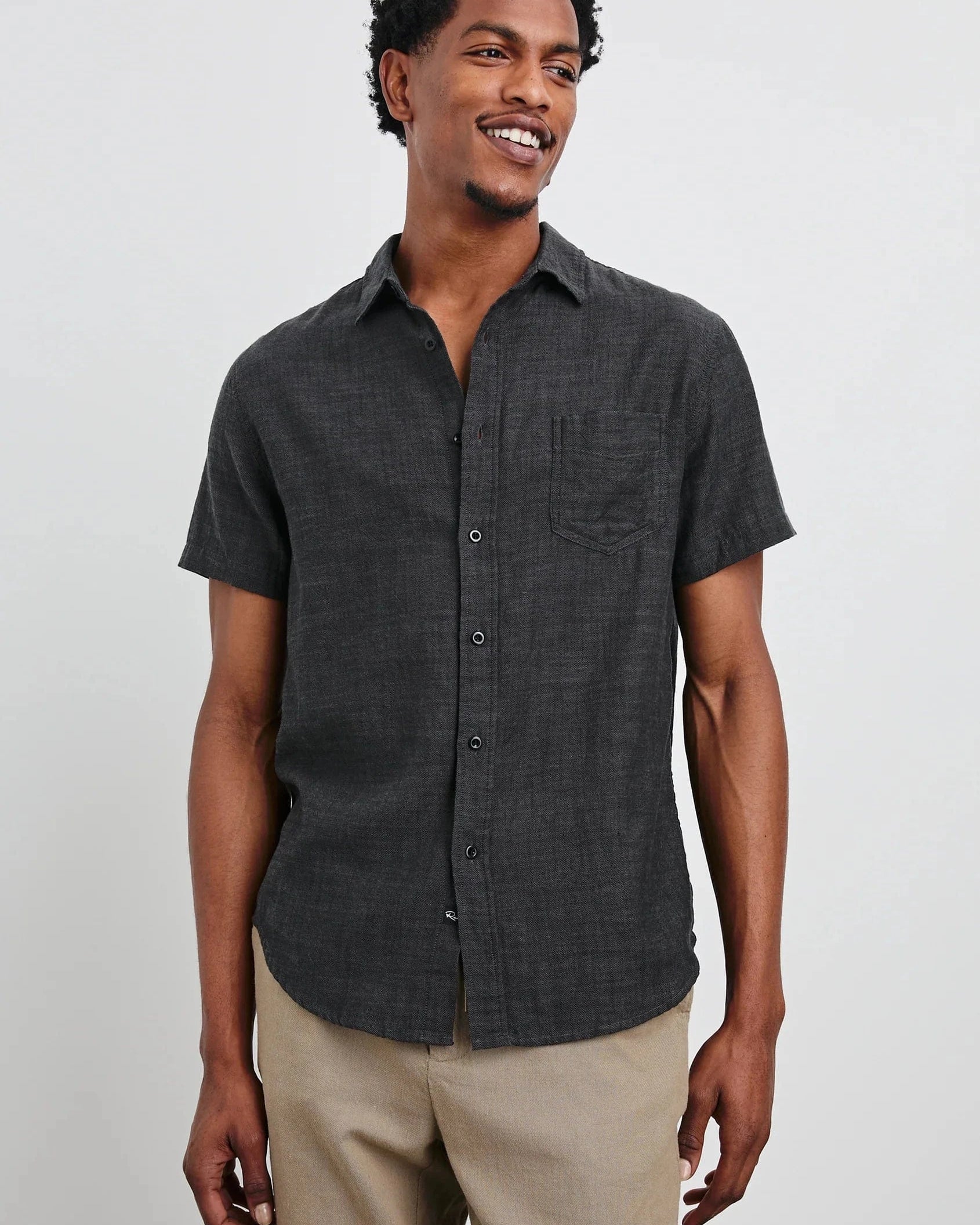 Rails Sport Shirts Fairfax Shirt - Black Chambray