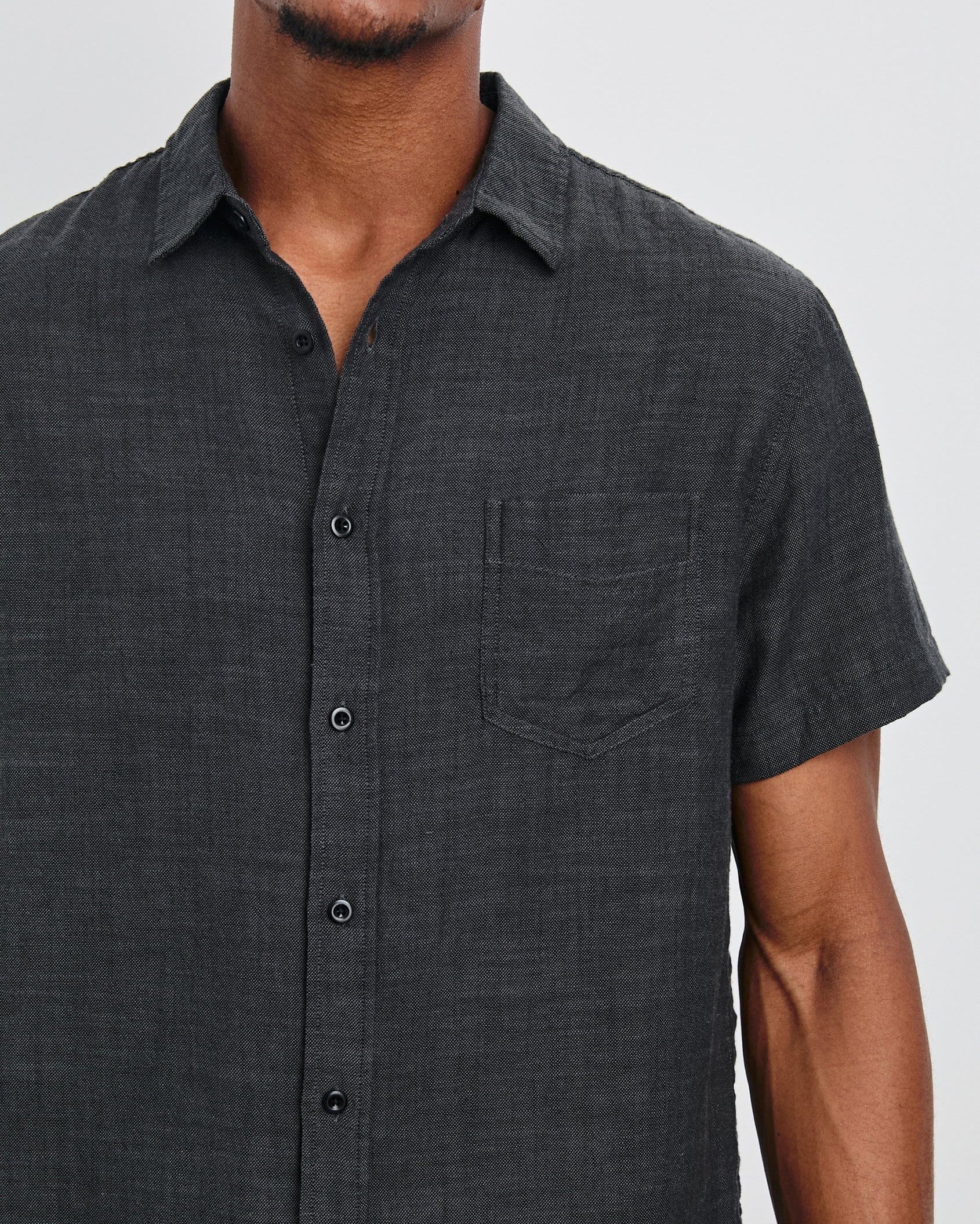 Rails Sport Shirts Fairfax Shirt - Black Chambray
