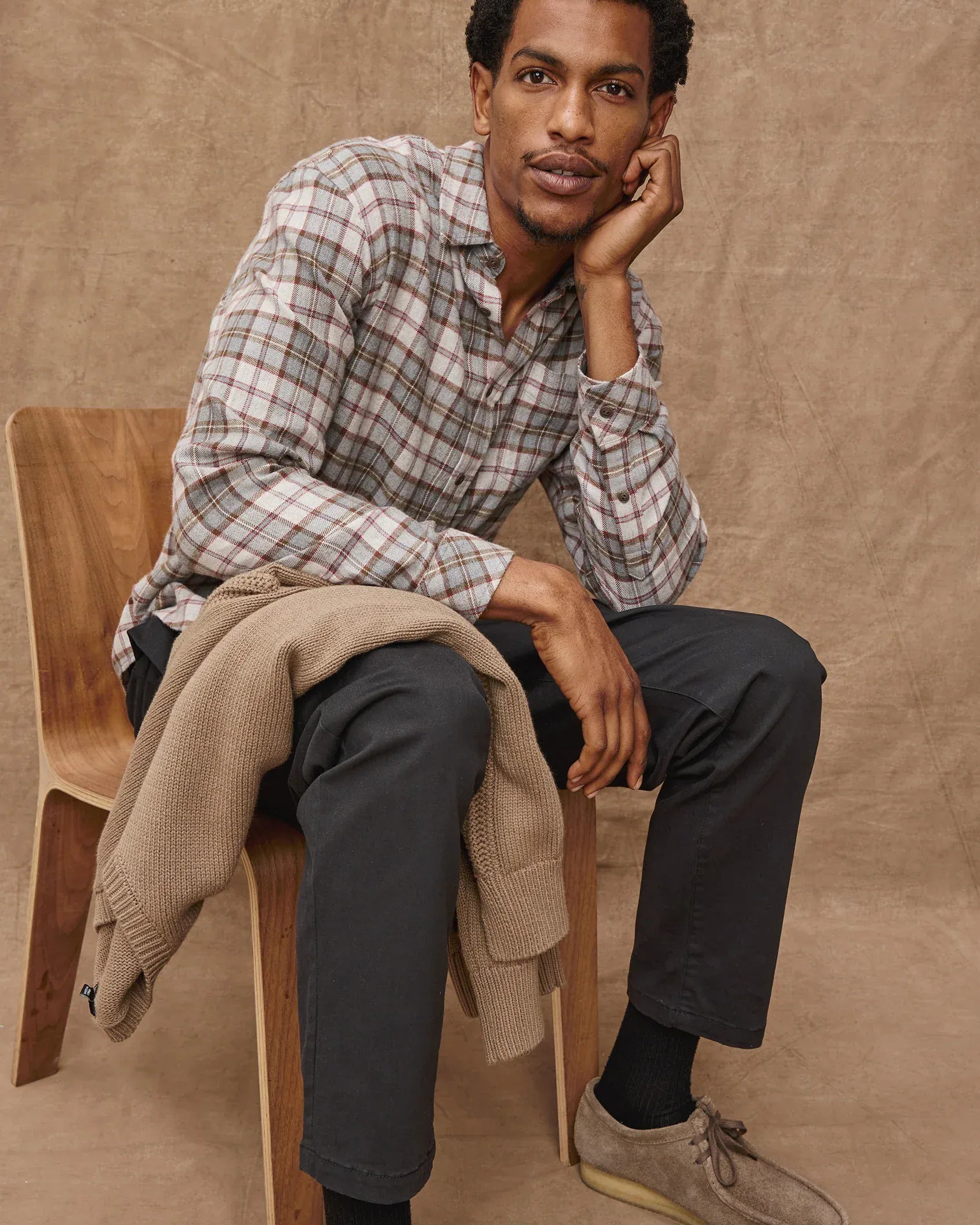 Rails Sport Shirts Lennox Shirt in Charcoal Autumn Melange