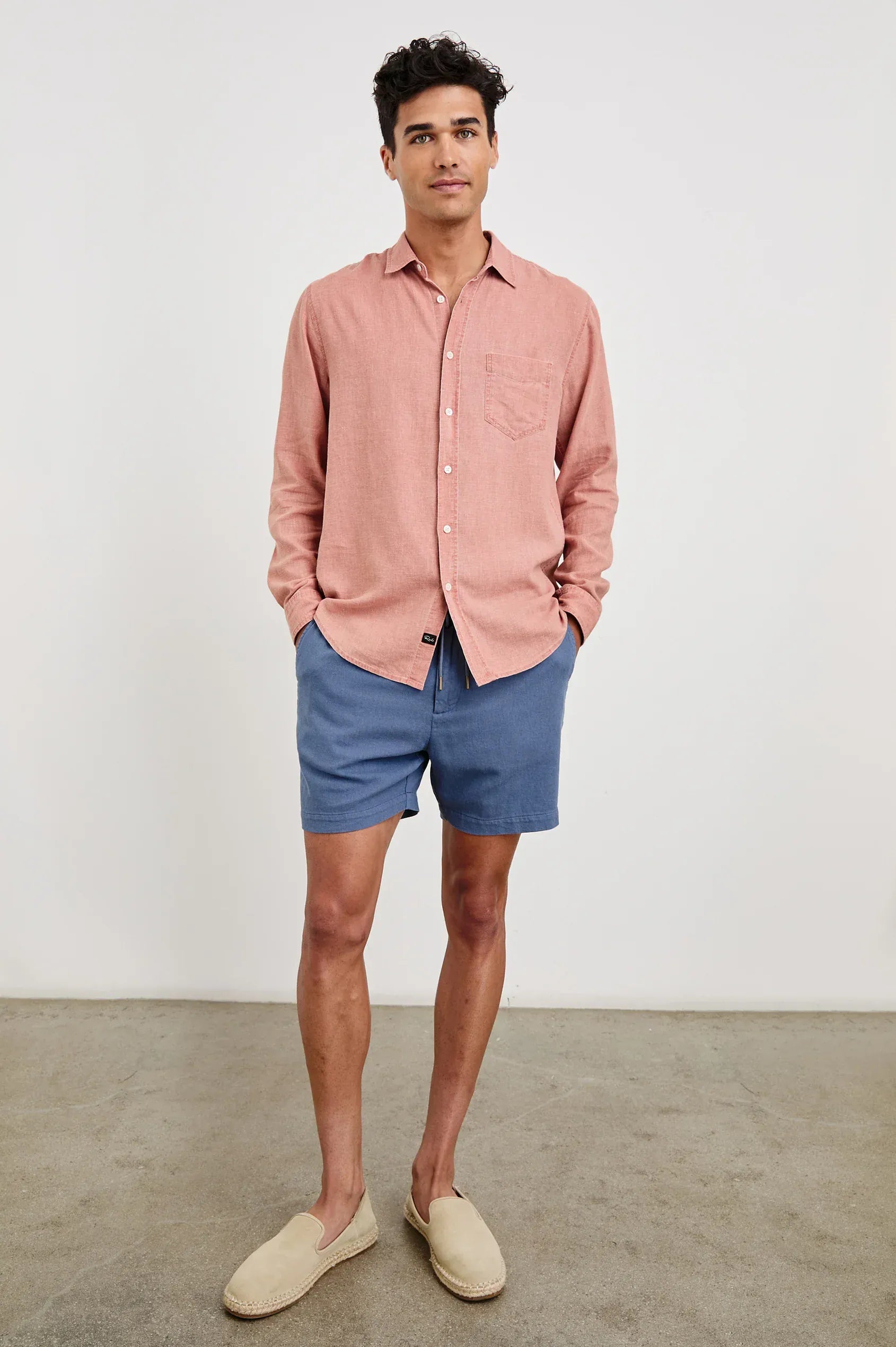 Rails Sport Shirts Mykonos Shirt in Desert Rose
