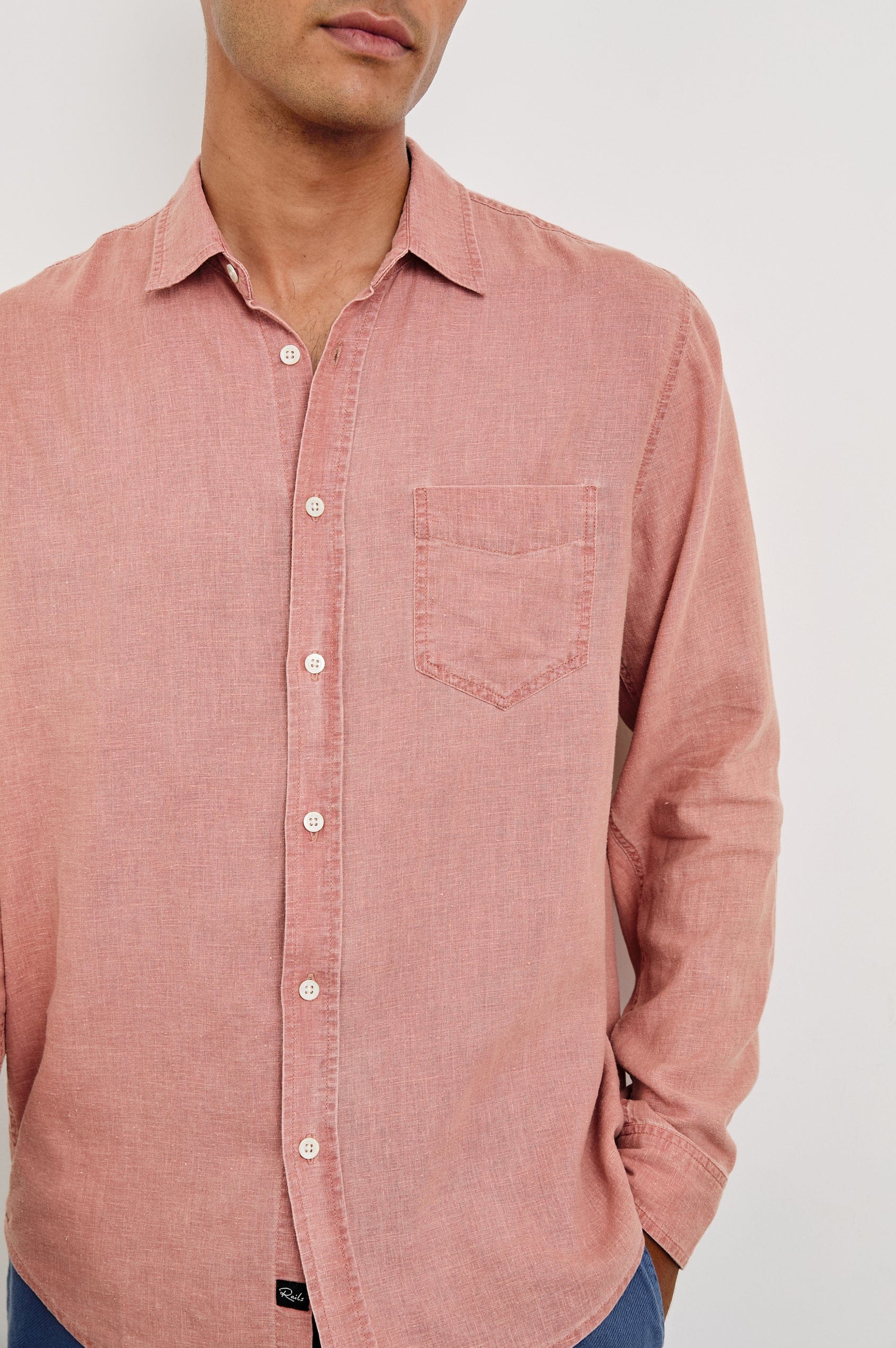 Rails Sport Shirts Mykonos Shirt in Desert Rose