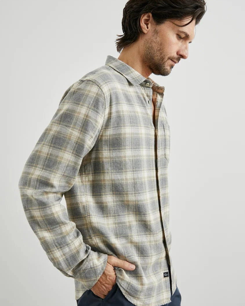 Rails Sport Shirts Wyatt Shirt - Charcoal Desert Melange