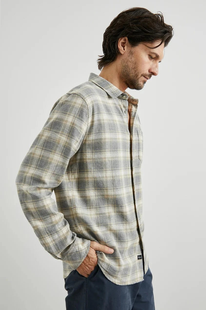 Rails Sport Shirts Wyatt Shirt - Charcoal Desert Melange