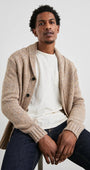 Rails Sweaters Corden Cardigan in Oatmeal Speckle