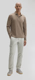 Robert Barakett Polos The Barakett Long Sleeve Herringbone Polo