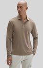 Robert Barakett Polos The Barakett Long Sleeve Herringbone Polo