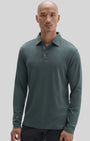Robert Barakett Polos The Barakett Long Sleeve Herringbone Polo