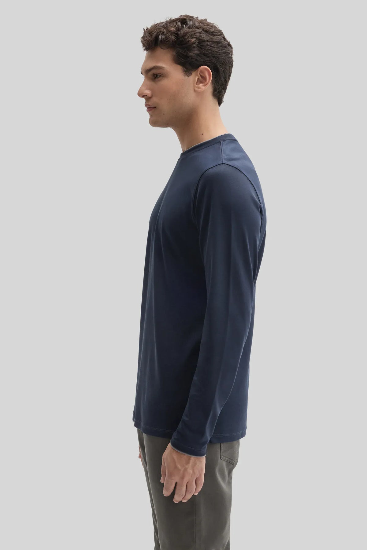 Robert Barakett T-Shirts The Barakett Double Neck Long Sleeve Tee