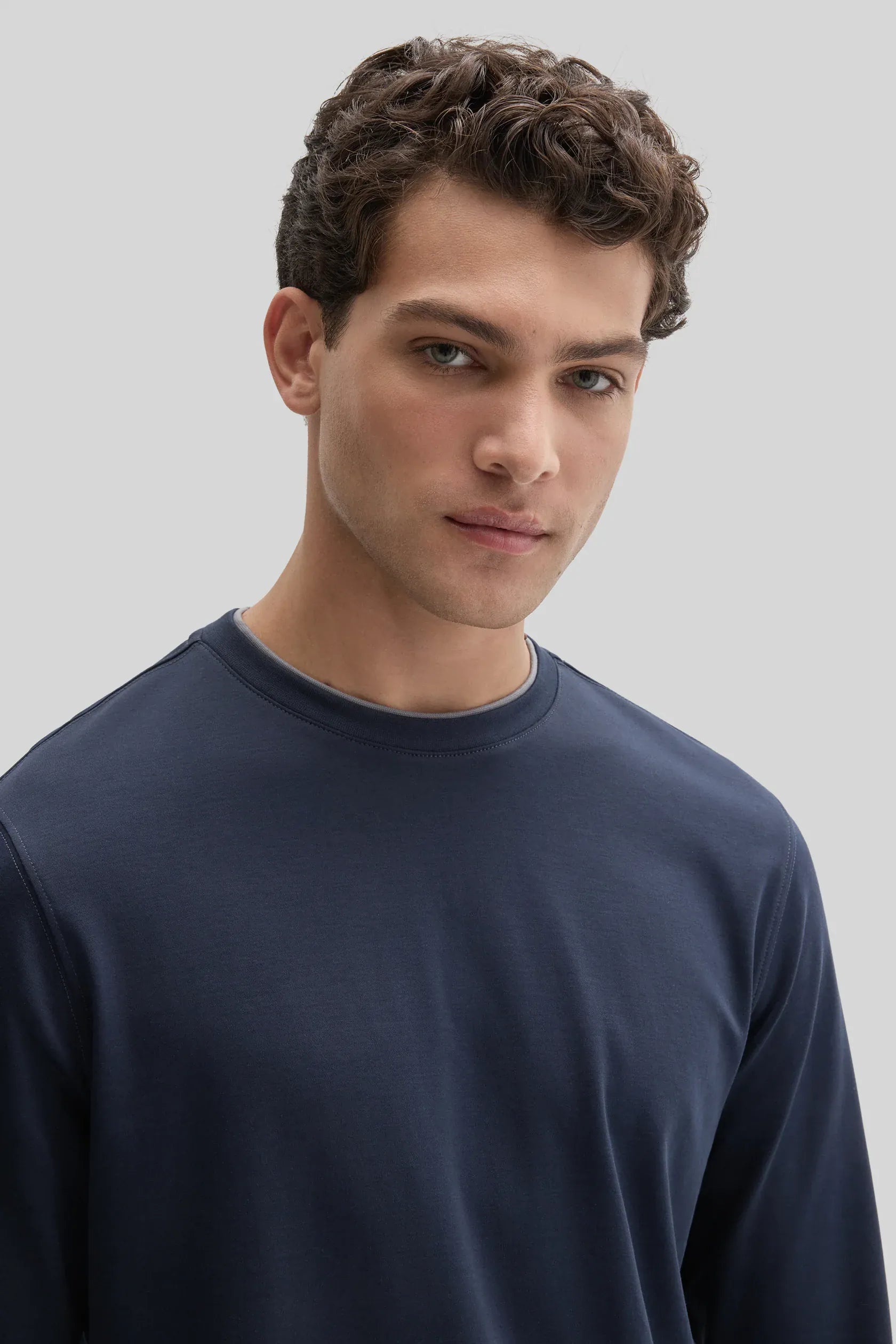 Robert Barakett T-Shirts The Barakett Double Neck Long Sleeve Tee
