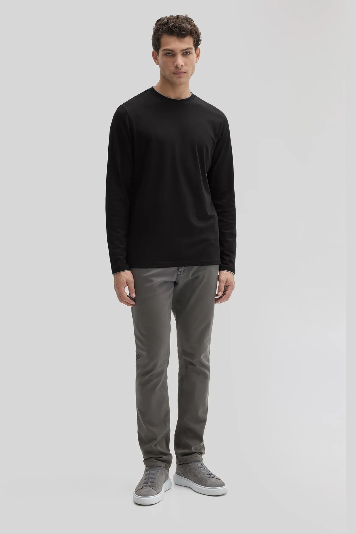 Robert Barakett T-Shirts The Barakett Double Neck Long Sleeve Tee