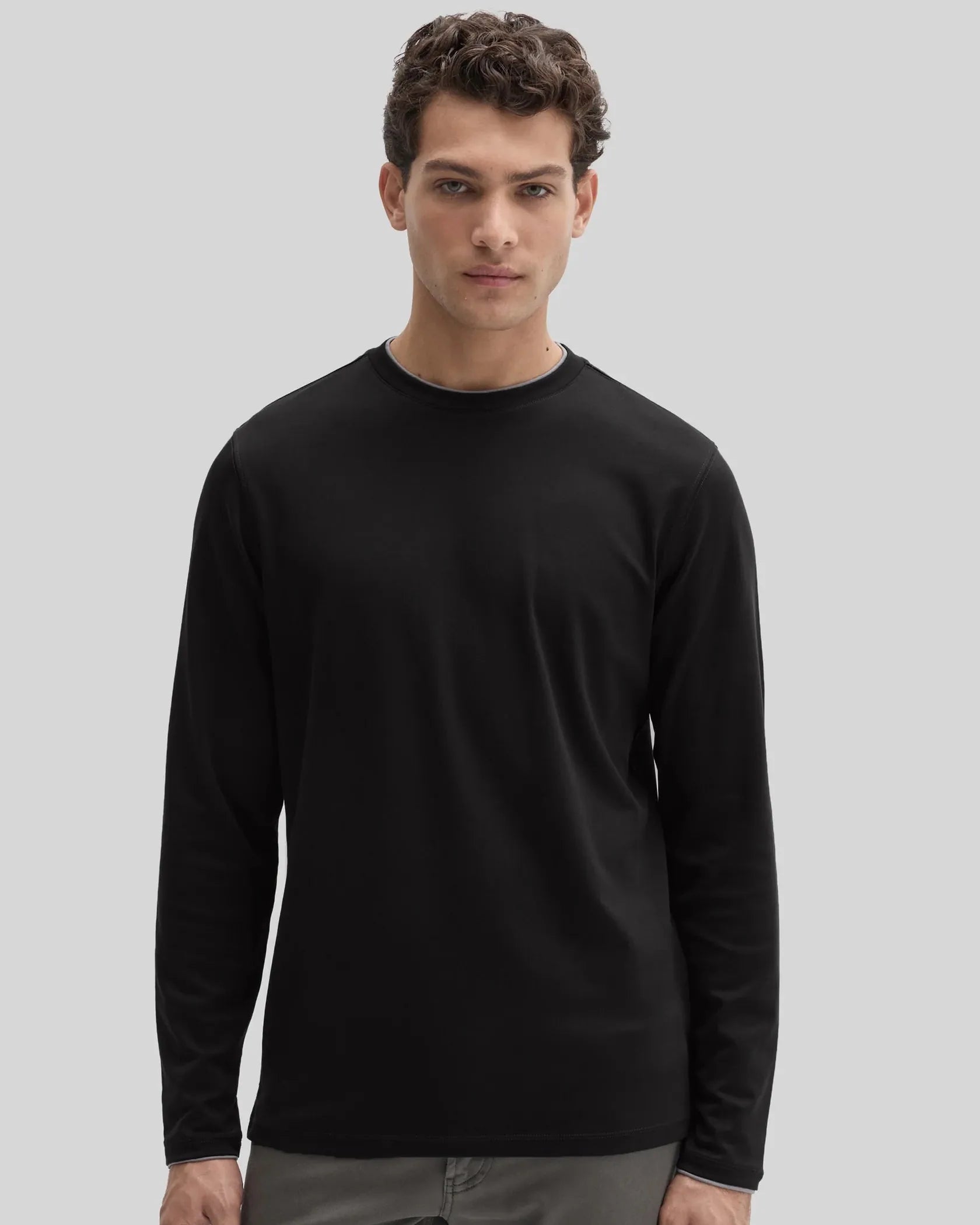 Robert Barakett T-Shirts The Barakett Double Neck Long Sleeve Tee