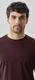 Robert Barakett T-Shirts The Barakett Tee in Deep Bordeaux