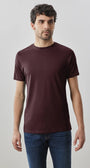 Robert Barakett T-Shirts The Barakett Tee in Deep Bordeaux